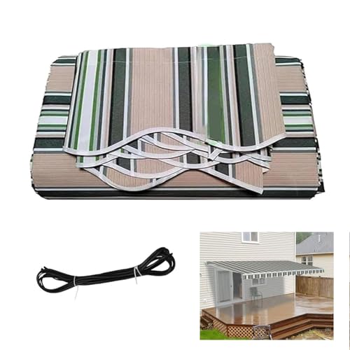 Tissu de rechange rétractable pour patio 6x2m imperméable
