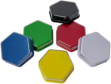 Talking Products, Talking Tiles Voice Recorders, Communication Audio Buttons, 6 Colors Pack, 80 Second Recording, Educational Classroom Educational Resources