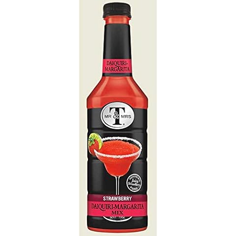 Mr and Mrs T Strawberry Daiquiri Margarita Mix, 1 Liter -- 6 per case. Cover