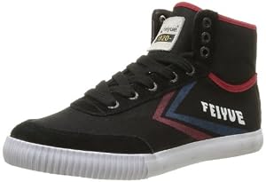 Feiyue FEIYUE AS High Origine 1920 Sneaker Unisex Erwachsene, Schwarz/Rot/Blau Feiyue FEIYUE AS High Origine 1920 Sneaker Unisex Erwachsene, Schwarz/Rot/Blau