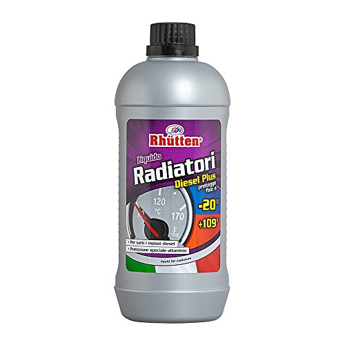 Liquido Radiatori Diesel Plus -20°C, Eccellente Protezione per Alluminio e Altre Leghe, Per Tutti i Motori Diesel, 1L