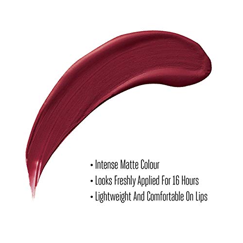 Lakmé Forever Matte Liquid Lip Colour, Red Sangria, 5.6 ml - Image 6