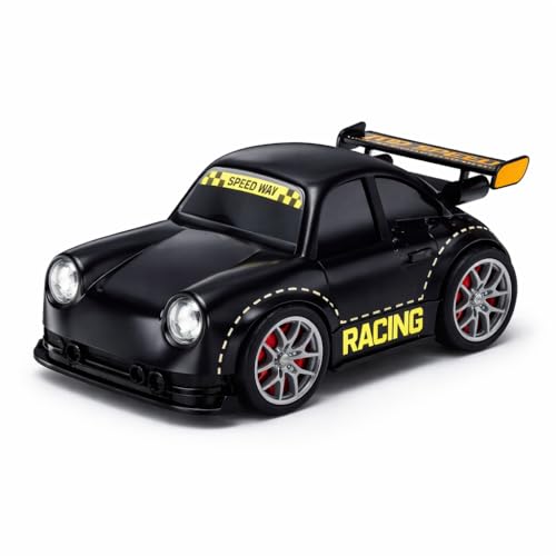 Image of Remote Control Racing Car for Kids | Mini RC Drift with LED Lights | 3 Mode Smart RC - Remote Control, Follow & Escape Mode (3+ Years) (Black Escape Car)