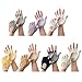 Ralondbey 1 Pair Silicone Antislip Five Finger Workout Glove Weight Training Glove Gym Glove Weightliftings Glove for Women Man