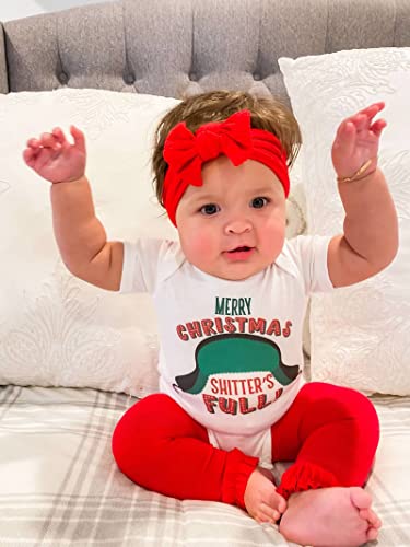 Ink Trendz Merry Christmas Shitter's Full Christmas Vacation Funny Griswald Cute Baby Onesie4