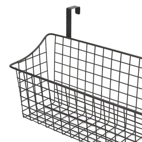 Panier suspendu rustique en métal porte-torchons grille murale