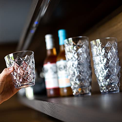 Koziol - Bicchiere Crystal S, Plastica, 8.4 x 8.4