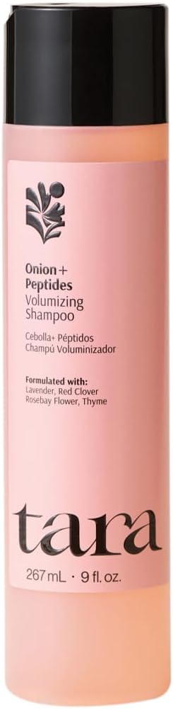 Tara Onion + Peptides Volumizing Shampoo for Hair Fall & Thinning,Promotes Hair Density, Strength & Scalp Health | Volumizing Growth Shampoo for Men & Women,267Ml 2026