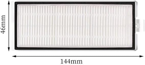 robotbedek, Q8 Max, Q8 Max Plus White Compatible Replacement Brush Hepa Filter Mop Set-11 Pieces