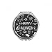 Happy Ghost Fear Halloween Hand Compact Mirror Round Portable Pocket Glass
