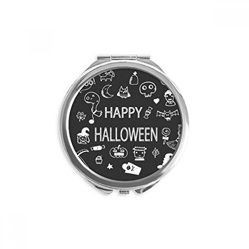 Espejo portátil de mano para retocar tu maquillaje en fiestas de Halloween