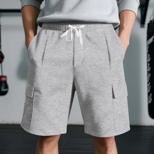 Image of Men's Hiking Shorts Tactical Quick Dry Work Cargo Shorts Summer Knee Length Pants Summer Fashion Casual Clothes