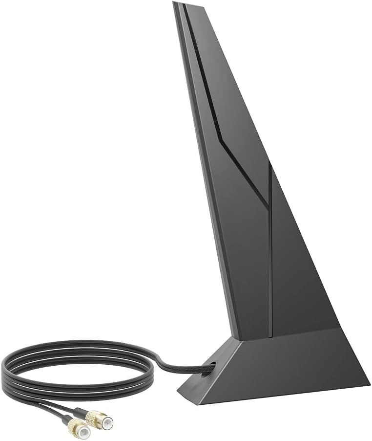 WiFi 7 Antenna Magnetic Base with New Interface for MSI MAG X870，MAG X870E ，PRO X870E-P，PRO X870-P， X870 Gaming，X870E Gaming Wi-Fi 7 Motherboard 2.4 5 6GHz Tri Band PC Desktop Computer Antennas