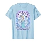 Disney Frozen Elsa Let It Go Seventies Retro Poster T-Shirt Small