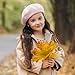 Jastore Kids Beret Hats for Girls French Wool Berets Hat Classic Fashion Warm Beanie Cap for Toddler Little Girl (US, Age, 4 Years, 10 Years, Pink)