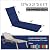 idee-home Chaise Lounge Cushions Outdoor, Lounge Chair Cushion Patio Furniture 72in.L x 21in.W x 3in.D Waterproof for Lawn Pool
