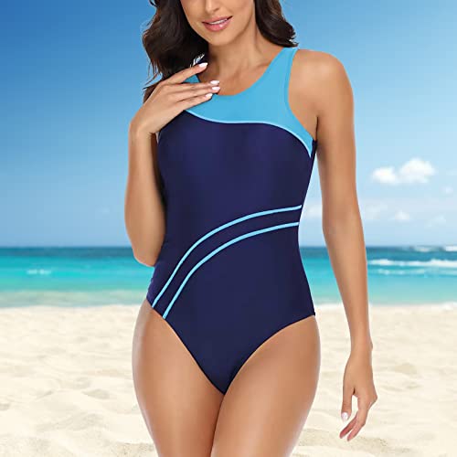 Maillot amincissant col rond pour effacer les complexes complexités sur la plage