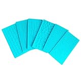【MATERIAL DE SEGURIDAD】 Exquisitos moldes de fondant hechos de plástico de calidad alimentaria, seguros y respetuosos con el medio ambiente, no tóxicos e inofensivos, sin BPA, se pueden utilizar con confianza