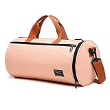 【Múltiples Bolsillos & Abertura de Boca Grande】La bolsa de viaje deportiva tiene 1 bolsillo principal espacioso y 3 bolsillos separados. La boca grande que abre el bolsillo principal se abre completamente para facilitar el acceso. Con 1 bolsillo delantero para separar ropa o toallas mojadas, y 1 compartimento para zapatillas de deporte. Además con 1 bolsillo lateral de malla para botella de agua y agitador de proteínas.