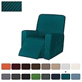 HOHE QUALITÄT:Unsere liegestuhl abdeckung bestehen aus 94% Polyester und 6% Elasthan mit Jacquard und strapazierfähigem Stoff, sind dehnbarer, dicker und haltbarer und gewährleisten sowohl gute Funktion als auch Komfort. Staubdichtes, schmutzabweisendes, dehnbares Material mit großer Elastizität für verschiedene Sessel. Zur Dekoration Ihres Sessels stehen verschiedene 16 Farben zur Verfügung, die für verschiedene Dekorationsstile geeignet sind.