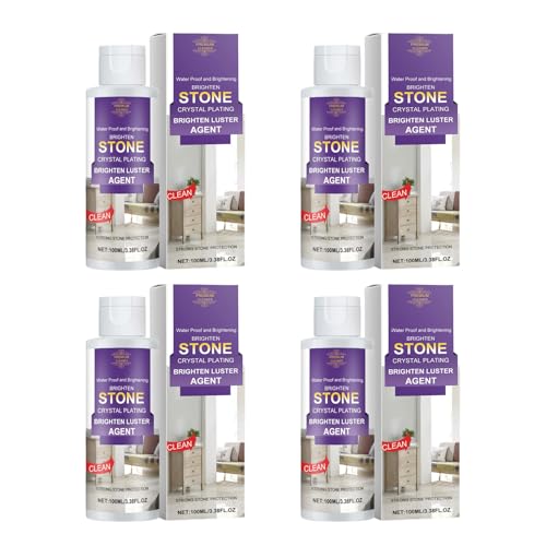 SANRLO 4Pcs Brightening Wood Floor Polisher And Tile Cleaner 100ml Deeply Cleans Agent Solution