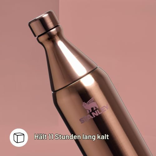 Stanley 1913 All Day Slim Trinkflasche 0.6L - Polished Rose Gold – Ansicht 4