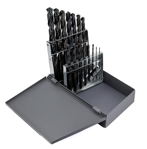 Drill America 13 Piece High Speed Drill Bit Set (1/16" - 1/4" x 64ths), DWDN Series by Drill America - Used condition - US$16.36