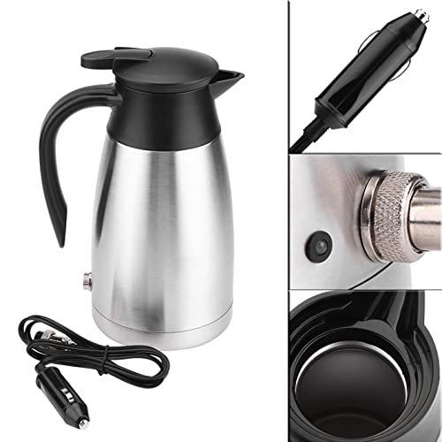 Hervidor eléctrico de 1000ml para auto 12V/24V acero inox miniatura 2