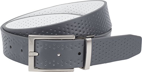 Nike Men's Perforated Reversible, Dark Grey/White, 36 #TOP1