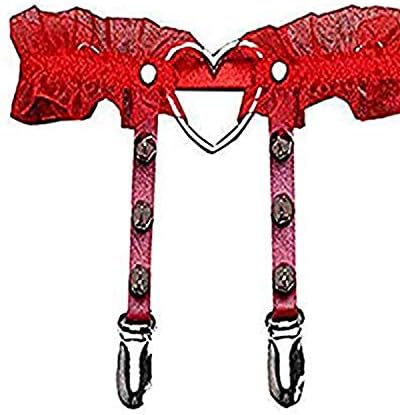 LegGarter Harness Belt Elastic Goth Black Strappy Tops Plus Size Underwear (Style-9)