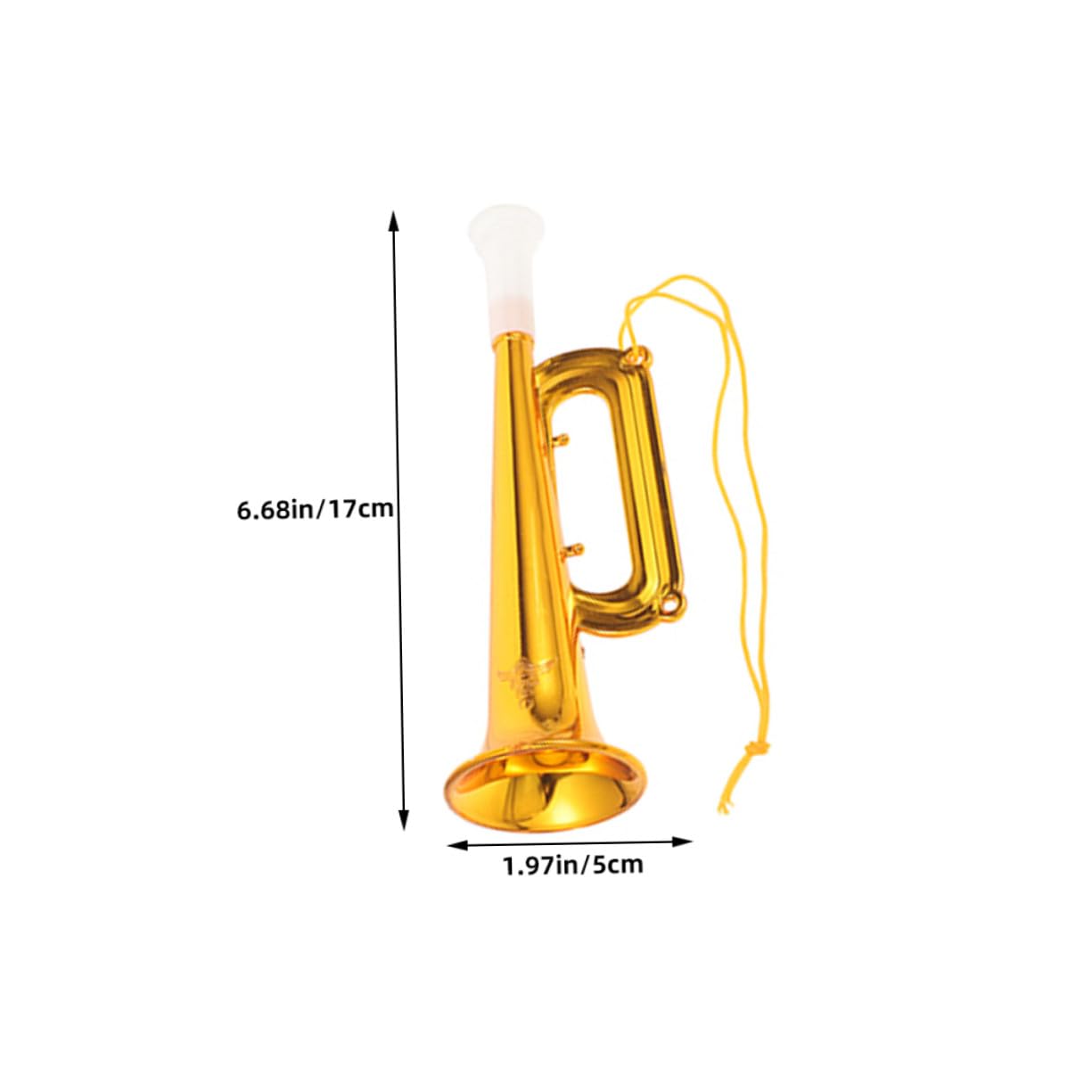 BESPORTBLE 25 Pezzi Trombette Giocattolo in Plastica Corno Portatile Facile da Usare per Sportivi Concerti e Feste Strumento di Incitamento per Tutte Età