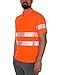 Produktbild iQ-UV w5150024260-66-7XL UV-Schutz 50 plus Polo Shirt mit Warnschutz nach EN20471, Orange Hv, 7XL