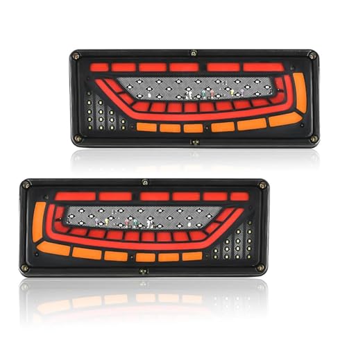 Feu arrière camion LED 12V 24V dynamique pour remorque et camping-car