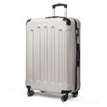 LUGG 28 Inch Suitcase Hard Shell Case 4 Wheel Travel Bag Lightweight ABS Material with TSA Lock Approved for Travel with easyJet, British Airways, RyanAir, Virgin Atlantic, Emirates ect (77x50x29cm)