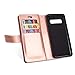 Aweevnye Galaxy S10 Plus Case, Galaxy S10 Plus Wallet Case, Multi-Function 10 Credit Card Holders Flip Wallet Leather Zipper Coins Magnetic Purse Cover Rose Gold