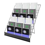 YUASDUU 6 Tier Wire Countertop Comic Book Shelf, 11