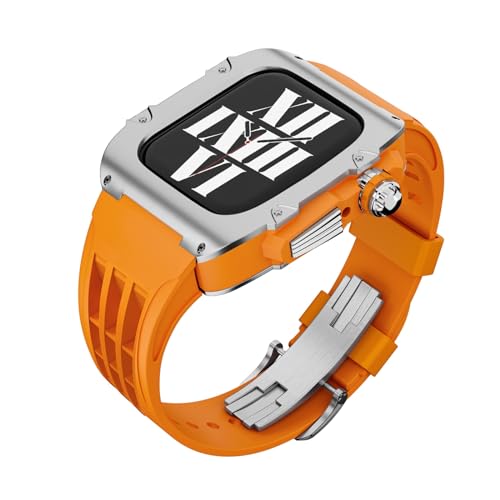 Kit modification luxe Apple Watch 44mm en alliage de titane rigide