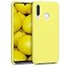 Produktbild kwmobile Hülle kompatibel mit Huawei P30 Lite - Handyhülle gummiert - Handy Case in Pastellgelb