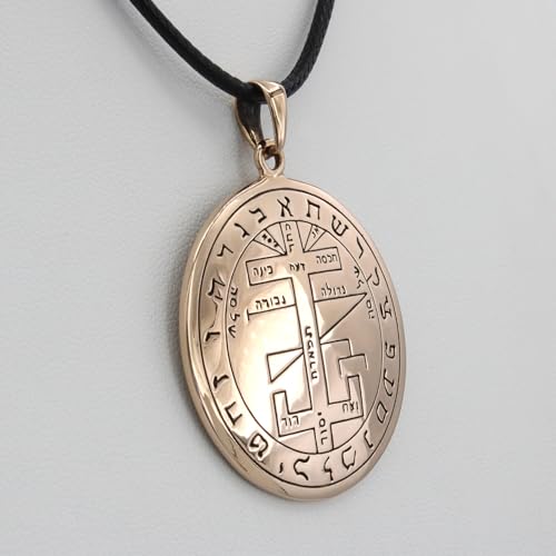 Moonlight Mysteries Bronze Mystical Figure of Solomon Tree of Life Pendant Necklace