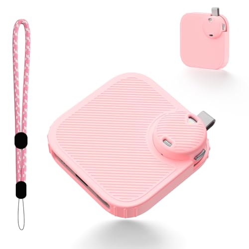 For Soundcore Anker Work ?��? ��p �V���R���ی�P�[�X �_?���P �S�ʕی� �ϏՌ� �h�o �L�Y�h�~ �ȒP���O�� �V���R���X�t�� �k?�t�� (�s���N)