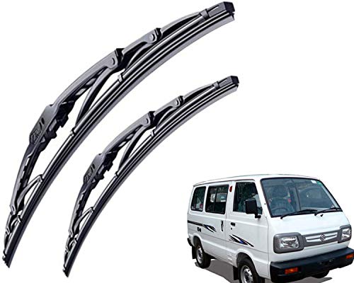 Image of WolkomHome High Performance OE Car Wiper Blade Replacement set of 2 Pc Right 14 inch Left 14 inch for Maruti Suzuki Omni