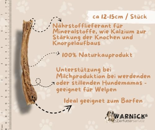 Warnick´s Tierfutterservice - Hundesnack - Getrocknetes Rindereuter 2 kg - Naturkausnack - Barf & Kausnack - Tierfutter-MV
