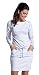 Zeta Ville - Premamá Vestido de túnica Sudadera de Lactancia Mangas Larga...