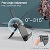 JETech Tablet Stand, Adjustable Portable Desktop Holder, Foldable Dock for iPad/iPad Pro/Air/Mini, Galaxy Tab A8/A7 Lite/A7/S8/S7, Kindle, Tab/Phones(4-11), Black