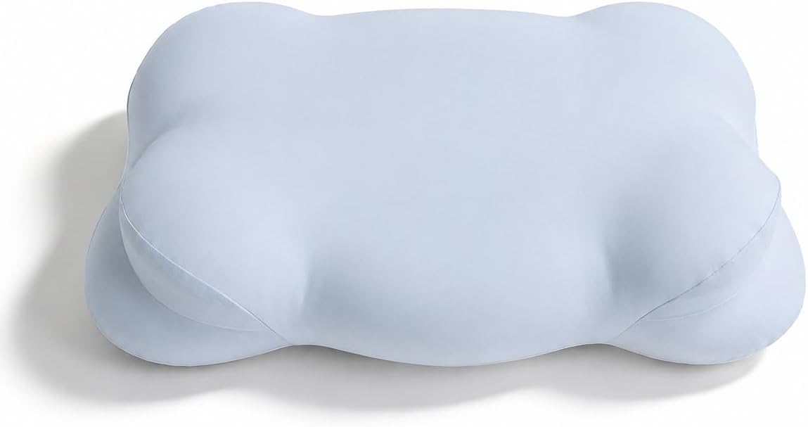 2026 New Cloud Sleep Pillow Cloud Align Pillow for Neck Support with Cooling Breathable Cover Ergonomic Cervical Neck Pillows for Side, Back, Stomach Sleepers Large Size (Blue)