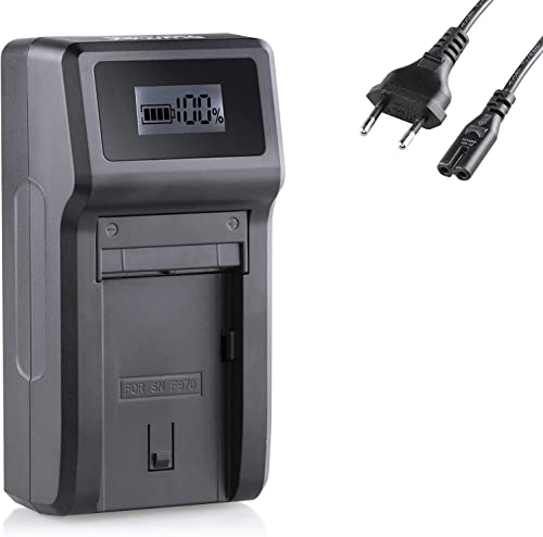Cargador rápido LCD Blumax con modo Turbo Charger para baterías tipo Sony NP-F970