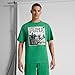 PUMA Men's Basketball Graphic T-Shirt, Hoops Energy Archive Green SS25, Large
