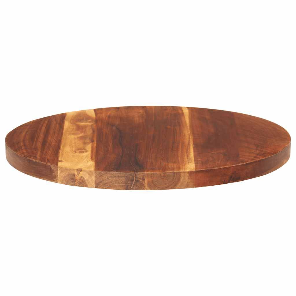 Piano in palissandro massiccio, rotondo, 40 cm di diametro, 25-27 mm di spessore, per sala da pranzo, soggiorno, cucina, giardino, mobili per esterni, fai da te, bricolage, ristrutturazione