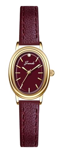 Montre-bracelet quartz dorée de haute précision avec finitions minimalistes de prestige