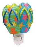 Flip Flop Sandals on Parade Sculpted Resin Night Light